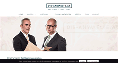 Desktop Screenshot of die-anwaelte.at